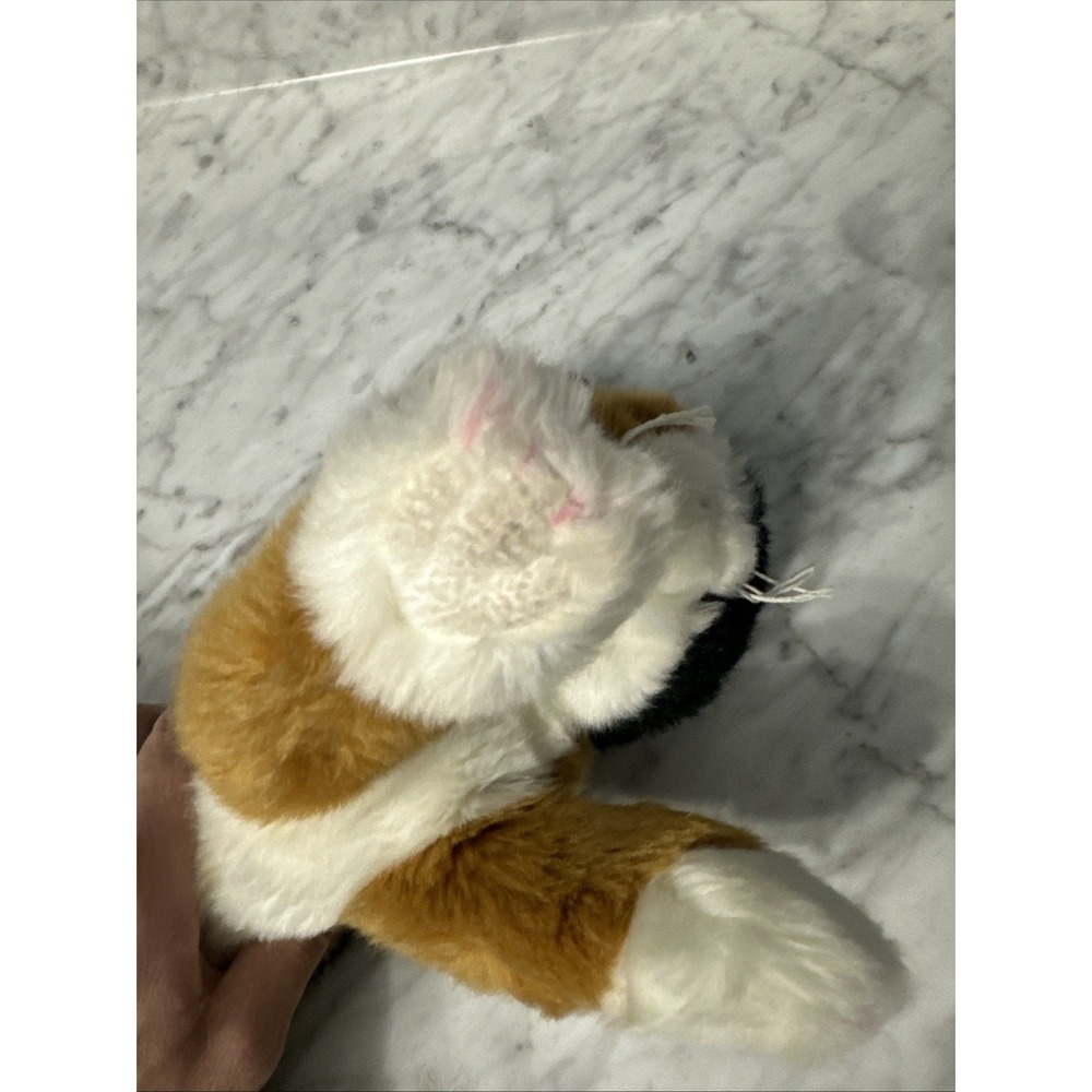 Calico Cat Realistic Kitten GREEN EYES Bearington Plush CALLIE Soft Kitty 14" - Picture 13 of 16